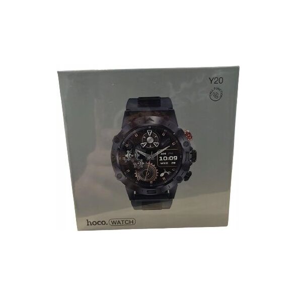 Smartwatch Hoco HOCO smartwatch z funkcją rozmowy Y20 czarny