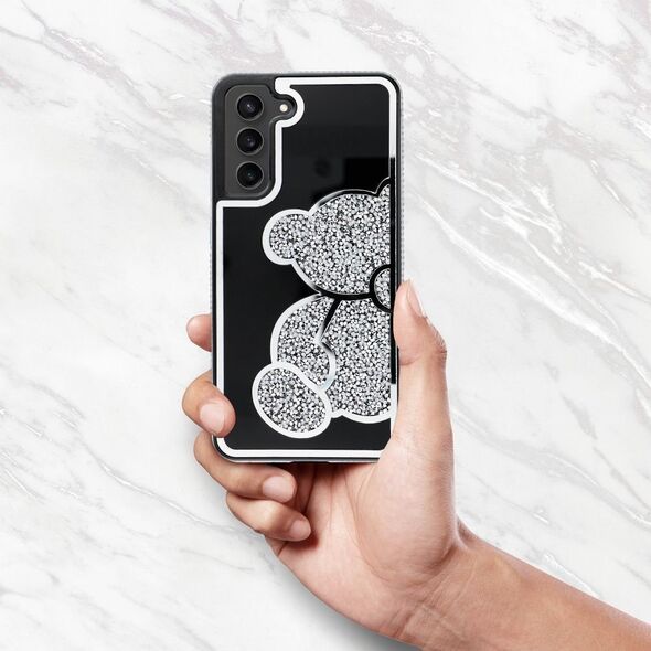 OEM Futerał TEDDY BEAR do SAMSUNG A25 5G srebrny