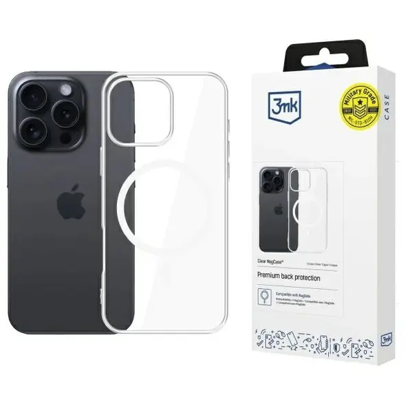 3MK Clear MagCase Apple iPhone 16 Pro clear
