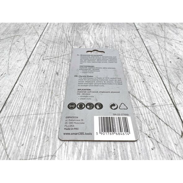 Έξυπνη λάμα σέγας 6 tpi, καθαρό ξύλο /5 τεμ./ smart 7468693 5901769684614