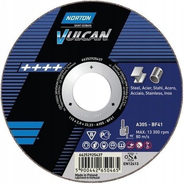 Δίσκος κοπής Norton Clipper A30S-300X3.5X32.0-T41 NOR-VULCAN FIX80 7938841 5900442650809