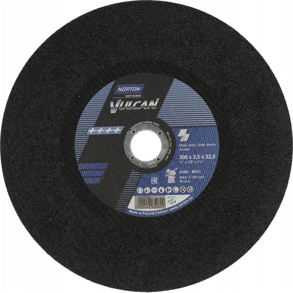 Δίσκος κοπής Norton Clipper A30S-300X3.5X32.0-T41 NOR-VULCAN FIX80 7938841 5900442650809