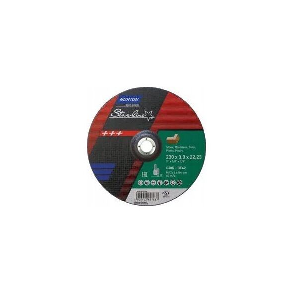 Δίσκος κοπής Norton Clipper C30R-230x3.0x22.23-T42 NOR-Star line 7938851 5900442697637