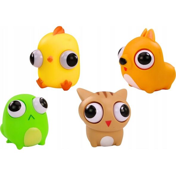 LeanToys Antystresowa Zabawka Wesoły Potworek Gniotek Sensoryczny MIX
