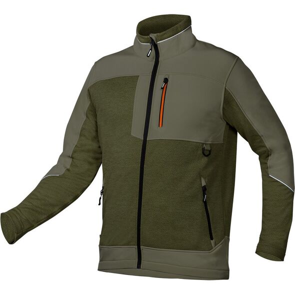 Neo Bluza softshell OUTDOOR, zielona, rozmiar M