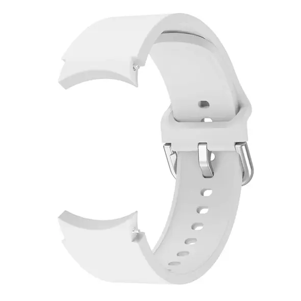 Bizon Strap Watch Silicone Samsung Galaxy Watch 20 mm white