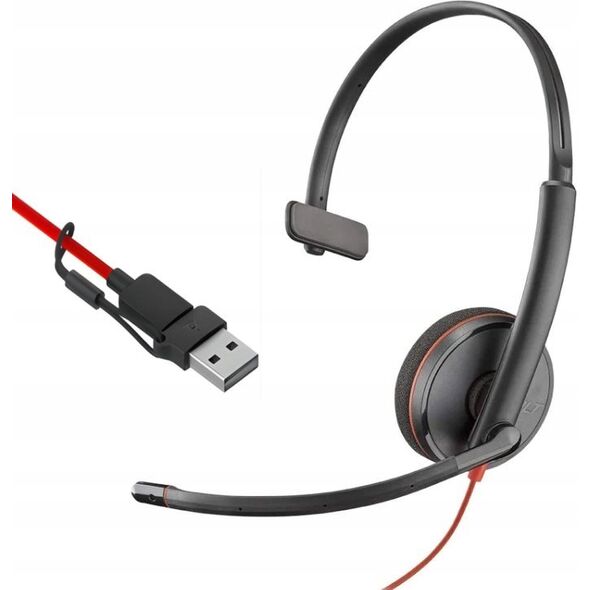 Słuchawki HP Blackwire C3210 Mono  (8X214A6)