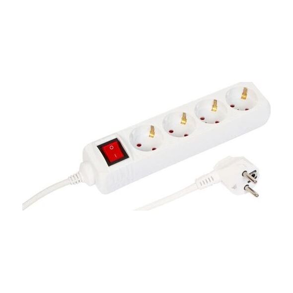 Listwa zasilająca MicroConnect 4-way Schuko Power Strip
