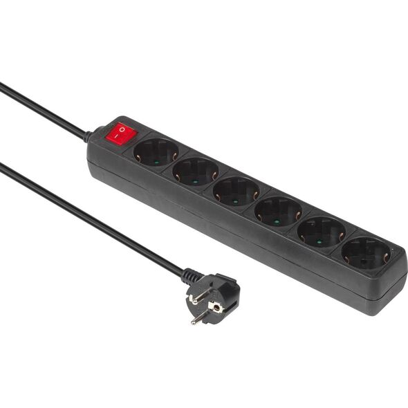 Adapter AV MicroConnect Microconnect GRU0065B gniazdko elektryczne Typu F Czarny