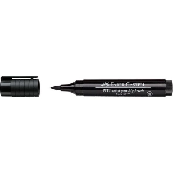 Faber-Castell pióro kreślarskie Pitt Artist Big Brush 199 czarny