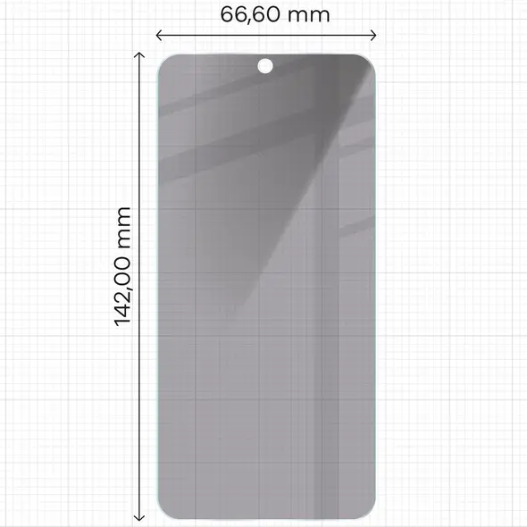 Bizon Glass Clear Shadow Samsung Galaxy S23 tinted