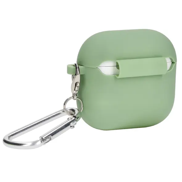 Bizon Case Headphone Silicone Apple AirPods 4 light green