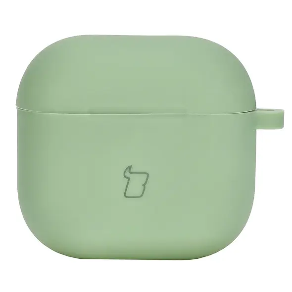 Bizon Case Headphone Silicone Apple AirPods 4 light green