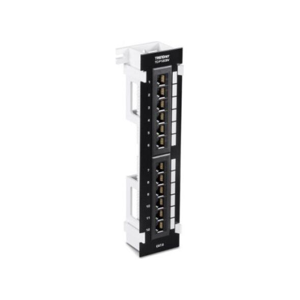 Triton Patch panel TRENDnet TC-P12C6V, 12-portowy, naścienny, nieekranowany Cat.6