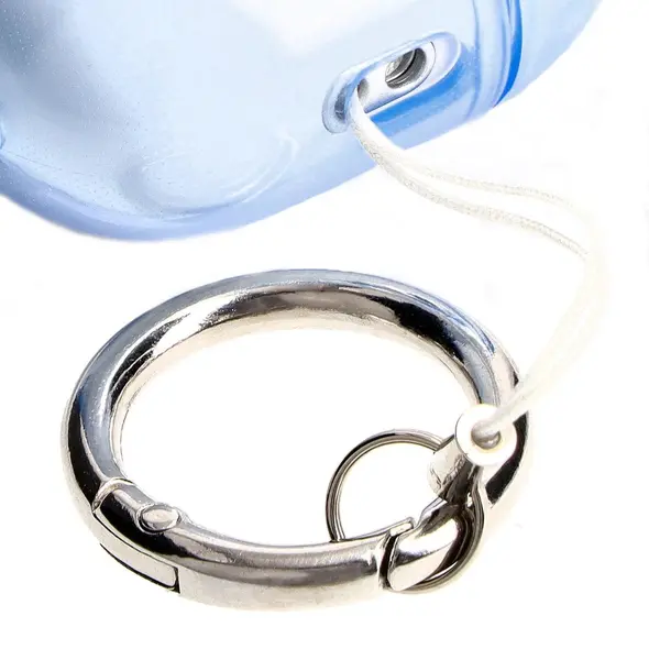 Bizon Case Headphone Clear Airpods Pro 2 clear-blue