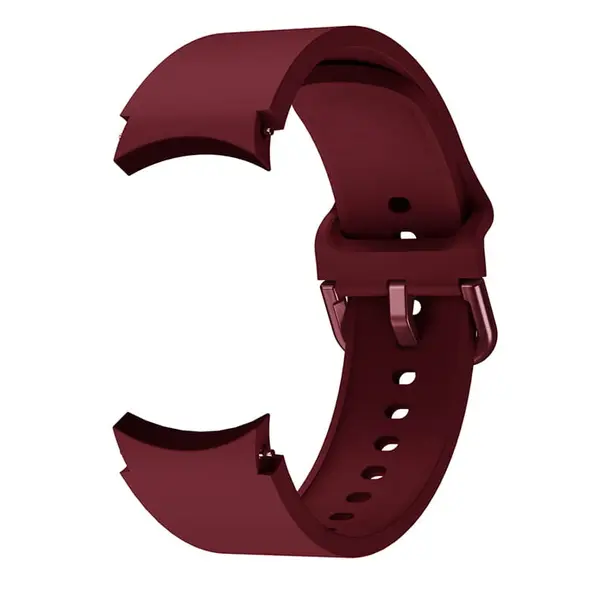 Bizon Strap Watch Silicone Samsung Galaxy Watch 20 mm burgundy