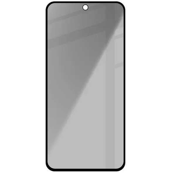 Bizon Glass Edge Shadow Samsung Galaxy A35 5G / A55 5G tinted with a black frame