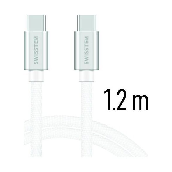 Καλώδιο Swissten Universalus Swissten USB-C 3.1 Καλώδιο USB, 1,2 m, juodos spalvos 5607972 8595217455962