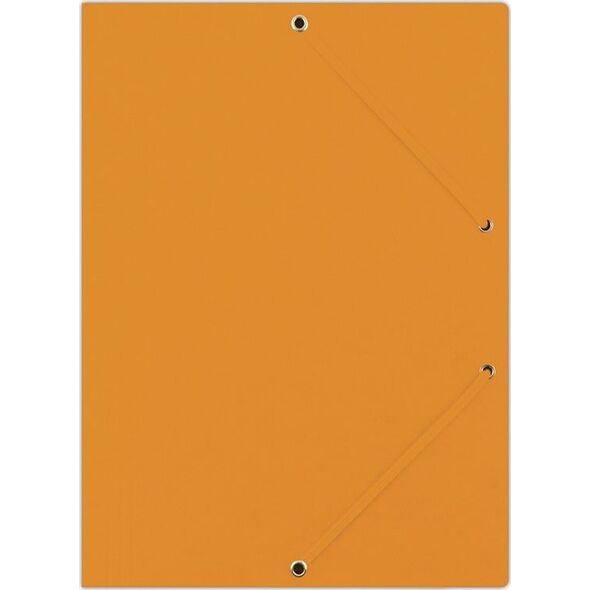 Donau Teczka z gumką DONAU, preszpan, A4, 390gsm, 3-skrz., pomarańczowa