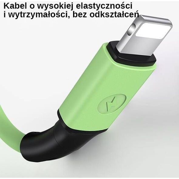 Kabel USB Usams USB-A - Lightning 1 m Żółty (69868-uniw)