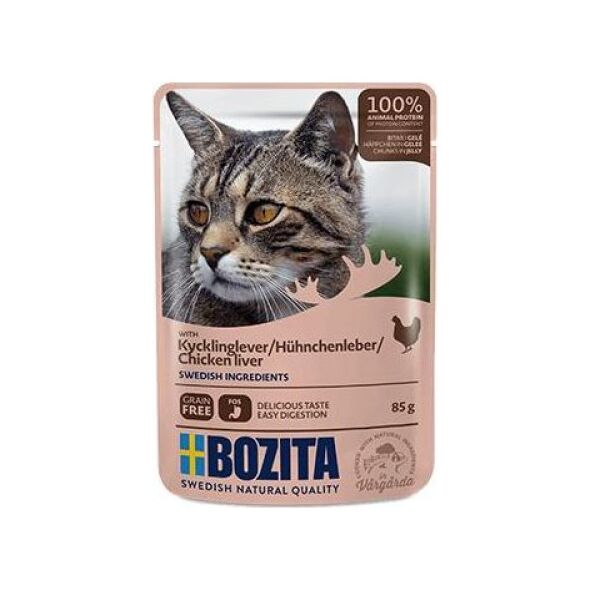 Bozita BOZITA KOT sasz.85g GAL WĄTRÓBKA z KURCZAKA /12