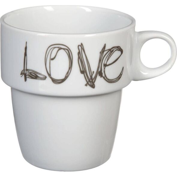 Art-Pol Komplet 6 filiżanek Love 260 ml