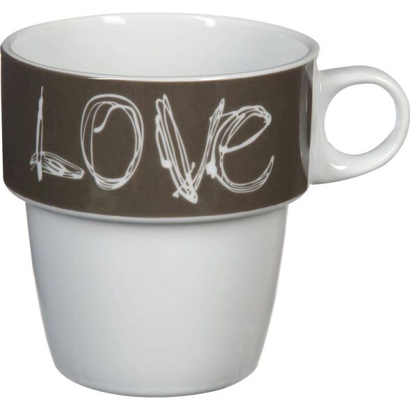 Art-Pol Komplet 6 filiżanek Love 260 ml