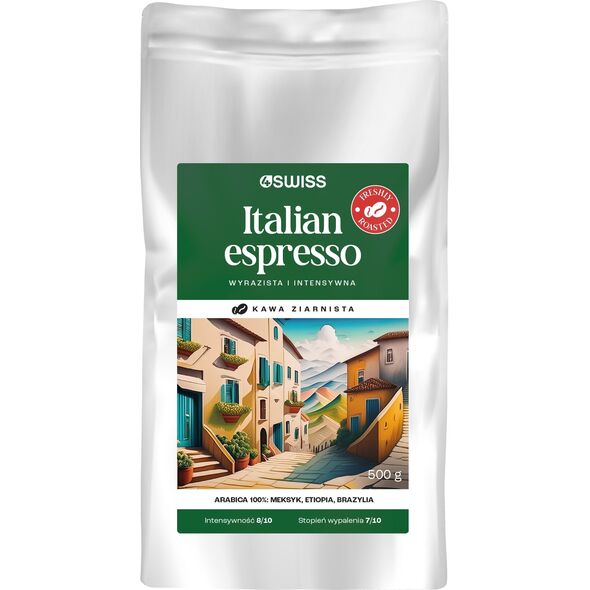 Ekspres ciśnieniowy 4Swiss 4Swiss A23 Siena + zestaw kaw 3x 500g