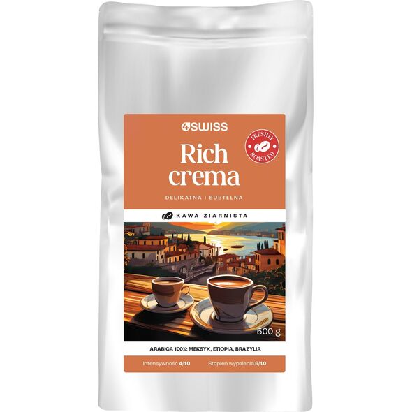 Ekspres ciśnieniowy 4Swiss 4Swiss A23 Siena + zestaw kaw 3x 500g