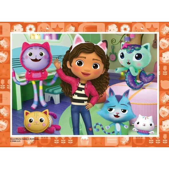Ravensburger Puzzle 4w1 Koci Domek Gabi 12/16/20/24 elementy