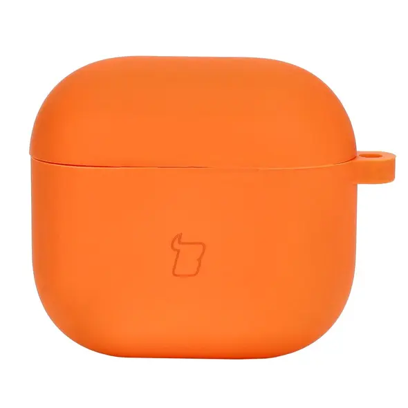 Bizon Case Headphone Silicone Apple AirPods 4 orange