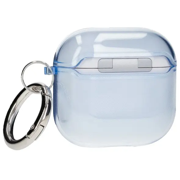 Bizon Case Headphone Clear Apple AirPods 4 clear-blue