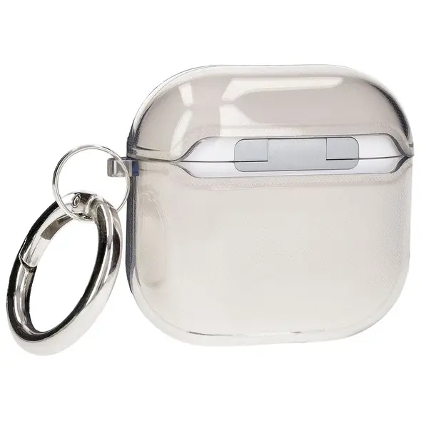 Bizon Case Headphone Clear Apple AirPods 4 clear-black