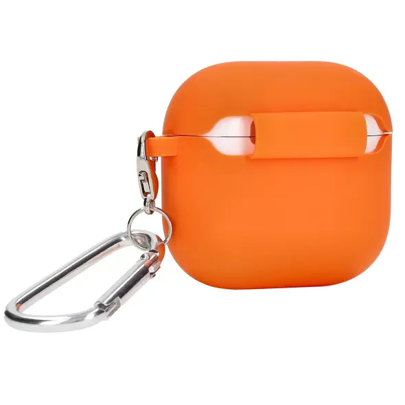 Bizon Case Headphone Silicone Apple AirPods 4 orange