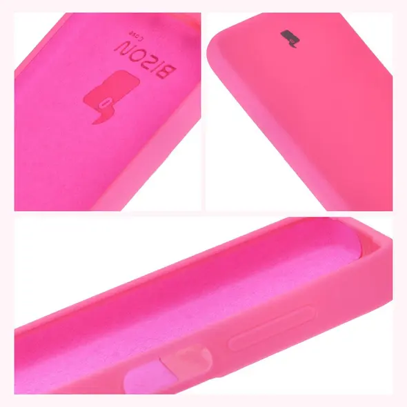 Bizon Soft Case Motorola Moto G55 5G neon pink