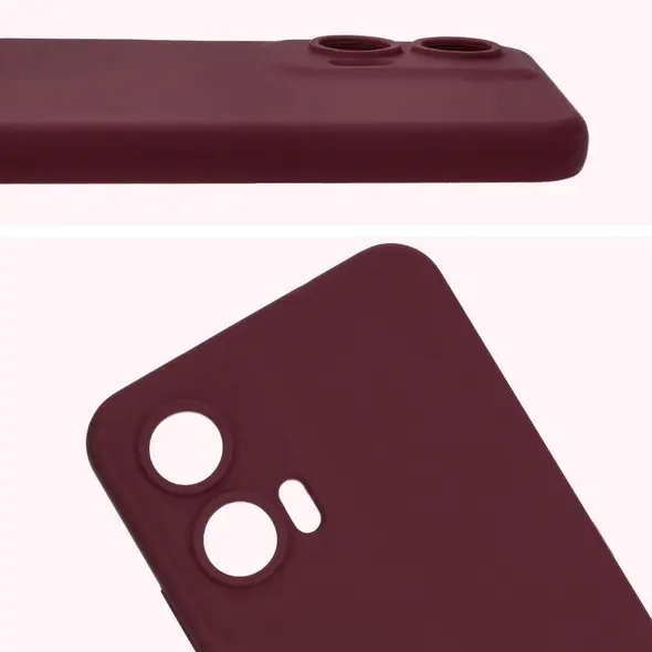 Bizon Soft Case Motorola Moto G35 5G dark purple