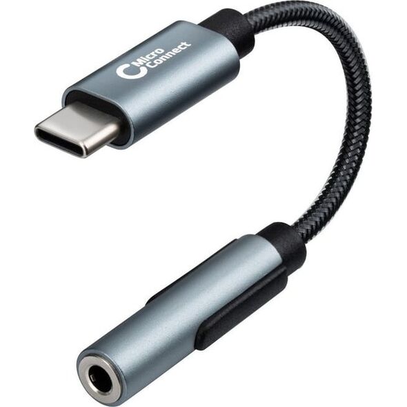 Adapter USB MicroConnect Microconnect MC-AUDIO-USBC adapter kablowy 0,13 m Srebrny