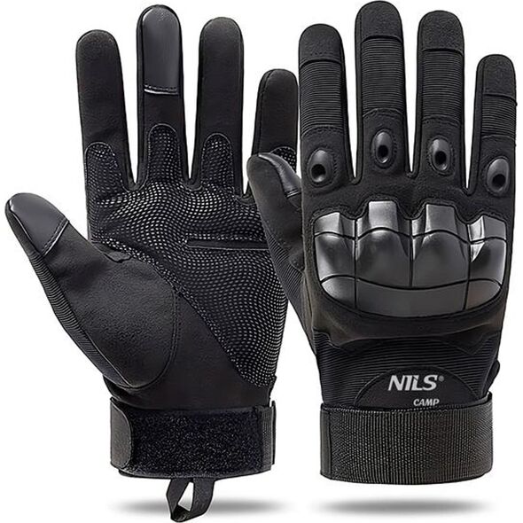 Nils Extreme NC1798 RĘKAWICE TAKTYCZNE CZARNE L NILS CAMP