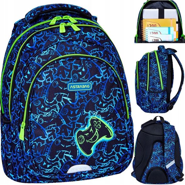 Astra Plecak dwukomorowy Astrabag Gaming AB300