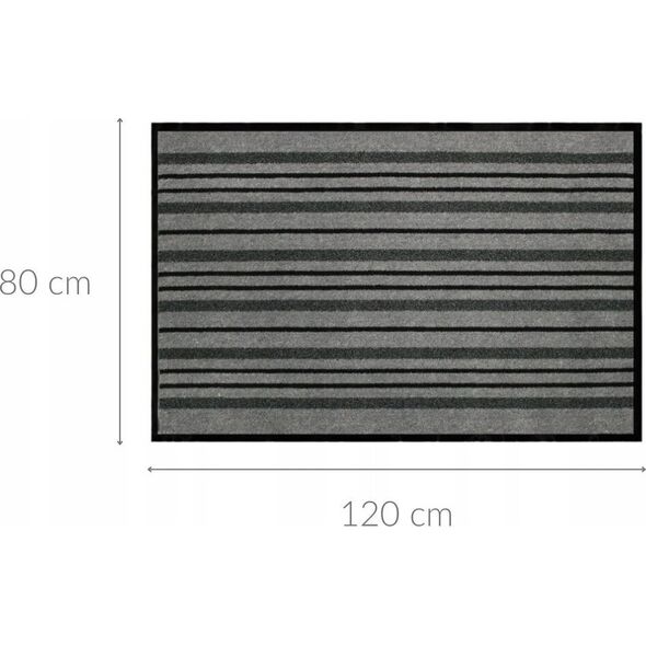Douceur d`Interieur Χαλάκι πόρτας, γκρι σχέδιο, PIANO 14251807 3574390000000