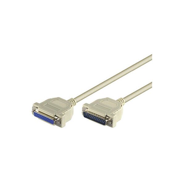 MicroConnect DB-25 - DB-25, 3m, Beżowy (MODGR3)