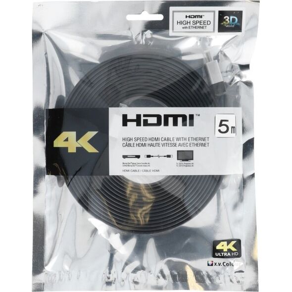 Kabel Techonic HDMI - HDMI 5m czarny (5903396086809)