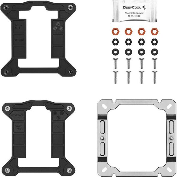 Chłodzenie CPU Deepcool Deepcool | CPU Cooler | AG400 BK LED | Black | Intel, AMD