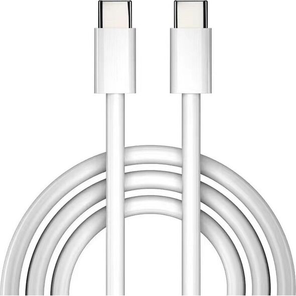Kabel USB OEM USB-C - USB-C 1 m Biały