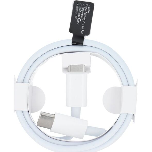 Kabel USB OEM USB-C - USB-C 1 m Biały