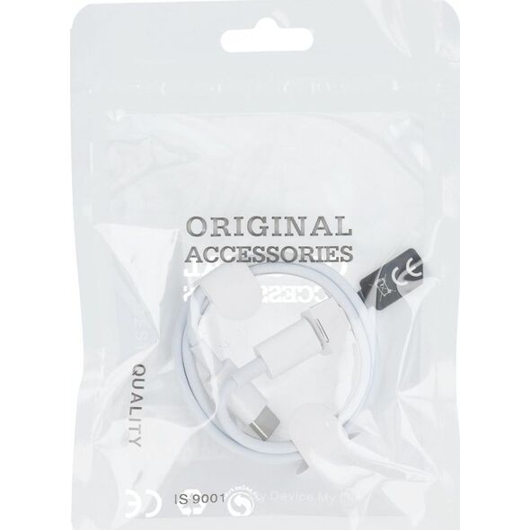 Kabel USB OEM USB-C - USB-C 1 m Biały