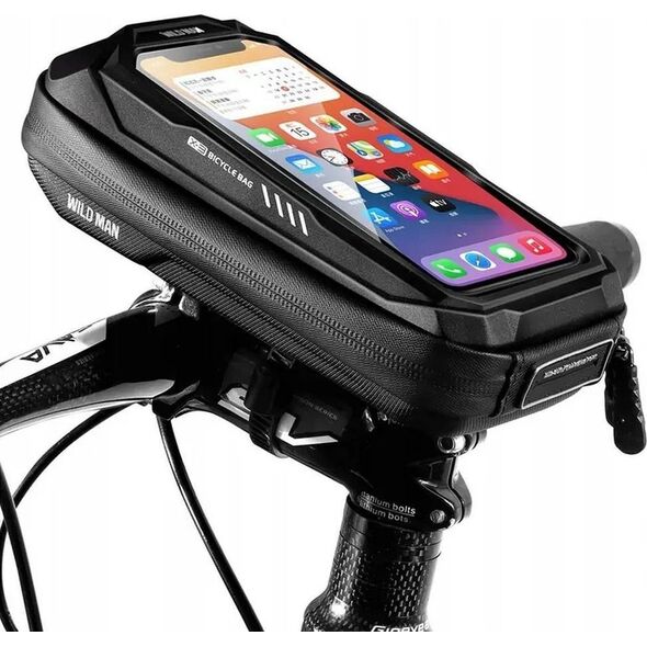 WildMan WILDMAN sakwa rowerowa na kierownicę na zamek X3 0,5L czarna