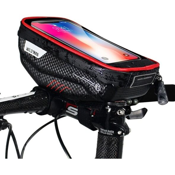 WildMan WILDMAN sakwa rowerowa na kierownice, na zamek E1 1L ( 4" - 7" ) czarna