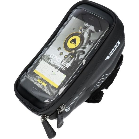 WildMan WILDMAN sakwa rowerowa na kierownice, na zamek E1 1L ( 4" - 7" ) czarna