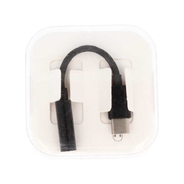 Adapter USB USB-C - Jack 3.5mm Czarny  (53099-uniw)
